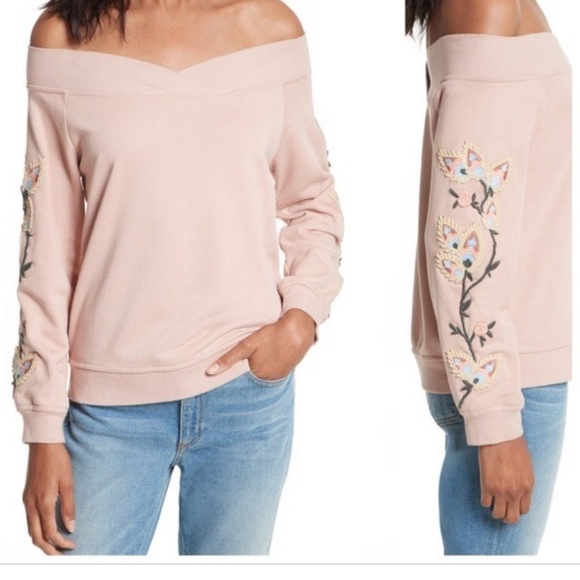 Rebecca Minkoff Sweaters - Rebecca Minkoff Macey Embroidered Sweatshirt